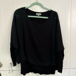 Joseph A Black Blouse